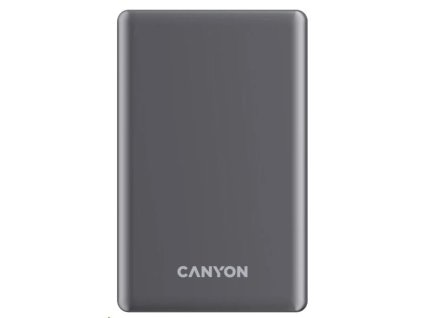 CANYON Power bank PB-505 slim Magsafe 5000 mAh PD20W Dark Grey