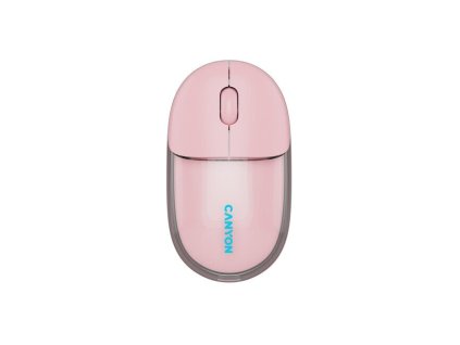 CANYON mouse OnClick 24 BT/ Wireless Transparent/Pink