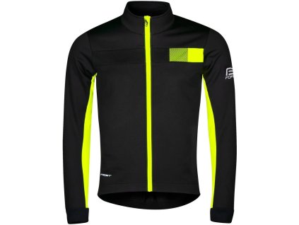 FORCE zimná bunda FROST softshell čierna-fluo veľkosť 5XL