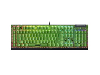 Razer BlackWidow V4 X (Green Switch) - Minecraft Ed. - US Layout