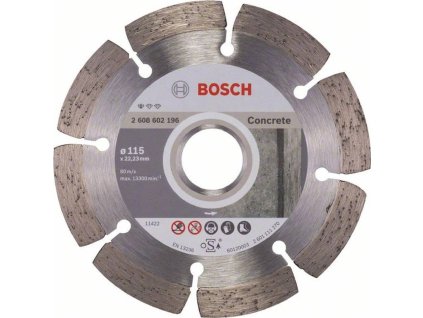 BOSCH Diamantový dělicí kotouč Standard for Concrete (2.608.602.196)