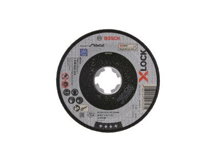 BOSCH Řezací kotouč PRO Metal, 115 × 2,5 × 22,23 mm, X-Lock, rovný (2.608.619.253)
