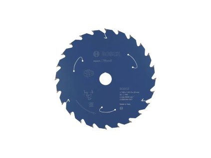 BOSCH Pilový kotouč Expert for Wood pro akumulátorové pily 165×1,5/1×20 T24 (2.608.644.507)