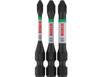 BOSCH Bity PRO PZ Impact, PZ1, PZ2, PZ3, 55 mm, 3 ks (2.608.521.U57)