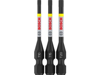 BOSCH Bity PRO T Impact, T10, T15, T20, 55 mm, 3 ks (2.608.521.U54)