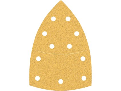 BOSCH Brusný papír EXPERT C470 s 11 otvory pro multifunkční pily 102 × 62 mm, 93 mm, G 80, 10 ks (2.608.900.887)