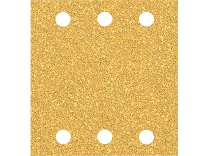 BOSCH Brusný papír EXPERT C470 se 6 otvory pro vibrační brusky 115 × 107 mm, G 40, 10 ks (2.608.900.890)