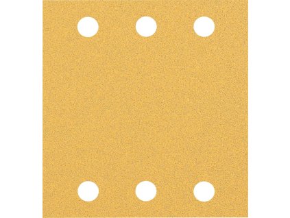 BOSCH Brusný papír EXPERT C470 se 6 otvory pro vibrační brusky 115 × 107 mm, G 80, 10 ks (2.608.900.892)
