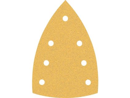 BOSCH Brusný papír EXPERT C470 se 7 otvory pro multifunkční pily 100 × 150 mm, G 80, 10 ks (2.608.901.116)