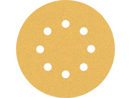 BOSCH Brusný papír EXPERT C470 s 8 otvory pro vibrační brusky 125 mm, G 80, 5 ks (2.608.900.805)