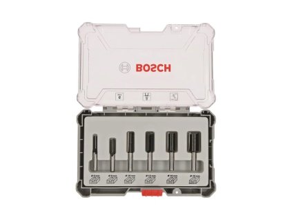 BOSCH Sada fréz, 6 ks, drážkovací frézy s 8mm vřetenem (2.607.017.466)