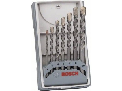BOSCH 7dílná sada spirálových vrtáků do betonu CYL-3, 4/5/6/6/7/8/10 mm (2.607.017.082)