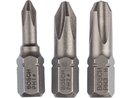 BOSCH 3dílná sada šroubovacích bitů Extra Hard (2.607.001.752)