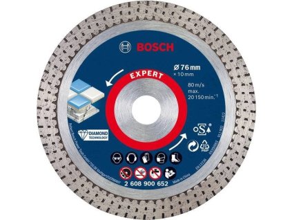 BOSCH Diamantový řezný kotouč EXPERT HardCeramic 76 mm, 76 × 1,5 × 10 mm (2.608.900.652)