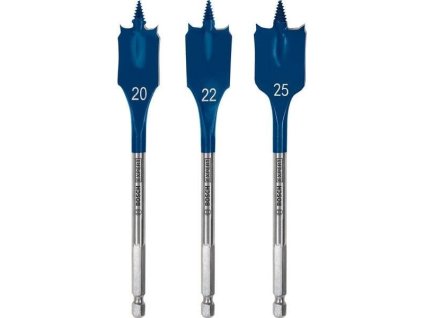BOSCH 3dílná sada plochých vrtáků do dřeva EXPERT Self Cut Speed, 20/22/25 mm (2.608.900.331)
