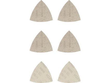 BOSCH Sada brusných mřížek EXPERT M480 93 × 93 mm, 6 ks (2.608.901.204)