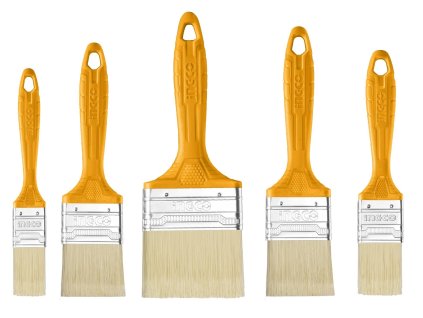 INGCO Štětec plochý plast sada 5ks