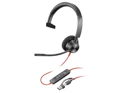 HP Poly BW 3310 Mono USB-C HS + USB-C/A (8X215AA)
