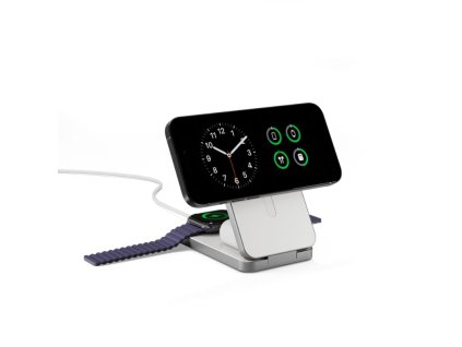 Epico UltraBase 4in1 8000mAh Fold powerbanka & bezdrátový nabíjecí stojánek EF50 | bílá