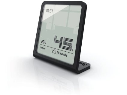 Stadler Form digitální teploměr a vlhkoměr SELINA - černá