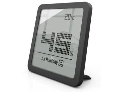 Stadler Form digitální teploměr a vlhkoměr SELINA little - černá - S-081