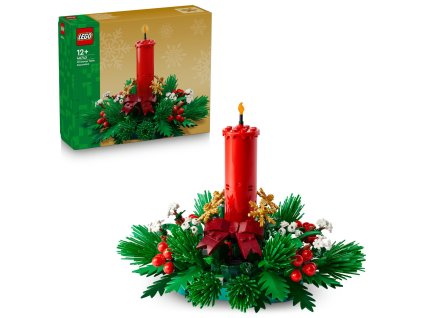 LEGO® Iconic Vánoční dekorace na stůl 40743