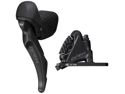SHIMANO kot brzd-set GRX BR-RX400+ST-RX610 před/levá J-kit (ST) polymer + chl BH90/100cm pro 160mm k