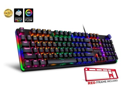 CONNECT IT Mechanická klávesnice NEO2 + CZ + SK layout Černo-Červená