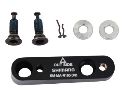 SHIMANO adaptér kot.brzd. Flat Mount SM-MA-R160D/D 160 mm DD typ zadní