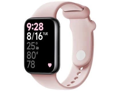 Silikónový remienok FIXED pre Xiaomi Smart Band 8 Pro, ružový