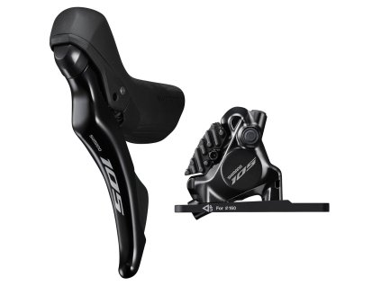 SHIMANO kot brzd-set 105 BR-R7170+ST-R7120 před/levá J-kit (ST) polymer + chl BH90/100cm pro 160mm k