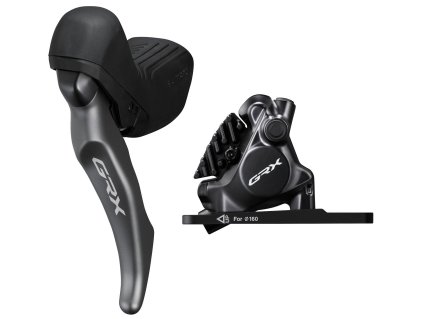 SHIMANO kot brzd-set GRX BR-RX820+BL-RX820L před/levá J-kit (BL) polymer + chl BH90/100cm pro 160mm