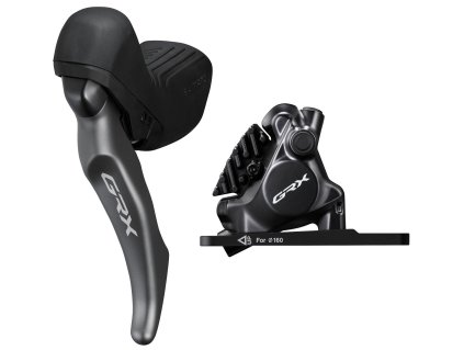SHIMANO kot brzd-set GRX BR-RX820+STR-X820LA před/levá J-kit (ST) polymer + chl BH90/100cm pro 160mm