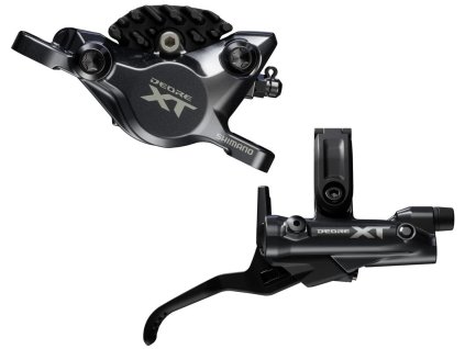 SHIMANO kot brzd-set XT BR-M8200+BL-M8200 zad/pravá J-kit (BL) bez adapt kov + chl BH90/170cm