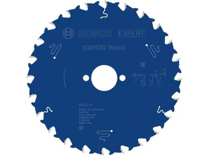 BOSCH Pilový kotouč Expert for Wood, 180 × 2,6/1,6 × 30 mm, T24 (2.608.644.032)