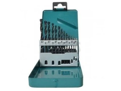 Makita D-54019 sada vrtákov do kovu HSS-G 1,5/2/2,5/3/3,2/3,5/4/4,5/5/5,2/5,5/6/6,5mm, 13ks