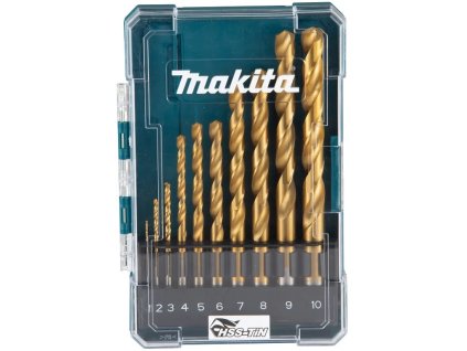 Makita D-72849 HSS-TiN Ekonomická sada vrtákov do kovu 10ks