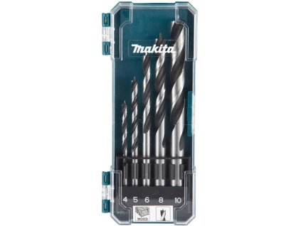 Makita D-72861 sada vrtákov do dreva 4;5;6;8;10mm, 5ks