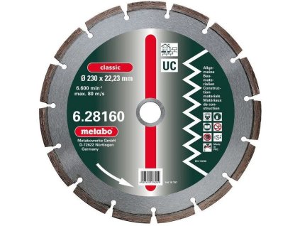 Diamantový rezný kotúč Metabo, 125x2,15x22,23 mm