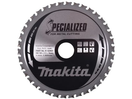 Makita pílový kotúč oceľ SPECIALIZED 185x2x30mm 38Z (B-33423)