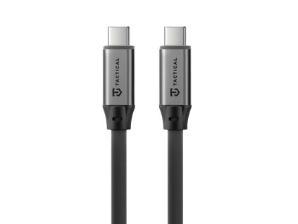 Taktický kábel Fat Man 2.0 USB-C/USB-C 1 m sivý