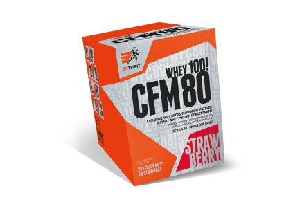Extrifit CFM Instant Whey 80 20 x 30 g - jahoda