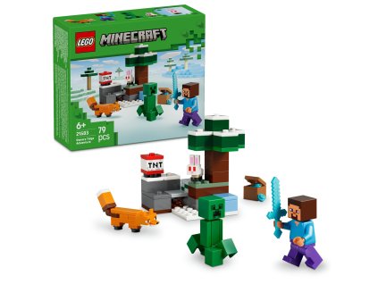 LEGO® Minecraft® a dobrodružstvá v tajge 21583
