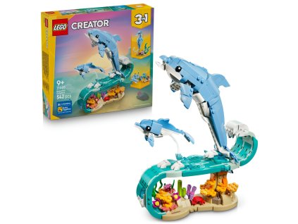 LEGO® Creator 3 v 1 Morské zvieratá: Nádherné delfíny 31385