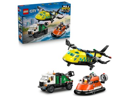 LEGO® City Remix: Lietadlo, servisné vozidlo a vznášadlo 60505