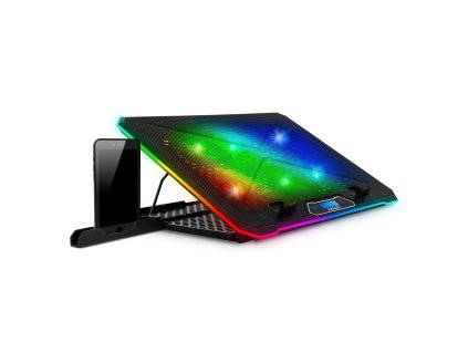 EVOLVEO Ania 9RGB, chladiaca podložka pre notebook
