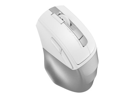 A4tech FB45CS Air2 FStyler, bezdrôtová tichá kancelárska myš, BT+2,4 GHz, USB-A&C, biela
