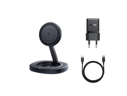 Bezdrôtová nabíjačka Baseus EnerFill FF11 15W skladacia čierna