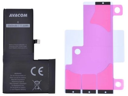 Avacom Batérie pre Apple iPhone X - vysokokapacitné, Li-Ion 3,81V 3060mAh (náhrada 616-00346) GSAP-IPHX-HC3060