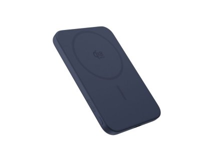 Epico UltraPack Qi2 25W Slim 5000mAh hliníková Mag+ bezdrôtová powerbanka EM55 | tmavomodrá | MagSafe kompatibilná